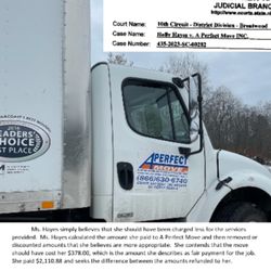 A Perfect Move - Kittery - Response to Minnie/Holly - wrote unfounded negative review, awarded nothing in small claims court, photos allow us to share documented items