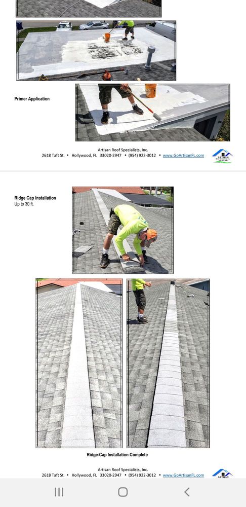 Slide of Artisan Roof Specialists