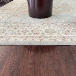 Largest rug in our home!