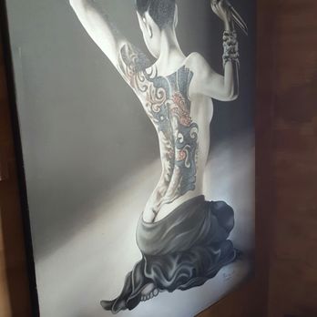 The Golden Gypsy - Artwork upstairs - Women's Clothing Near Me - St. Augustine, Florida
