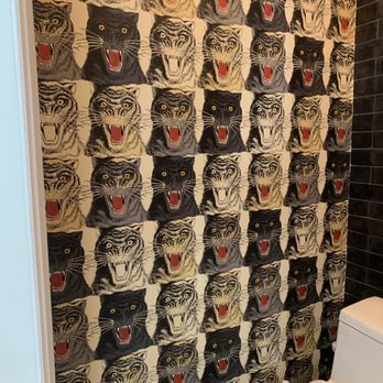 Golden Wallpaper Installation - Wallpaper installation - Painters Near Me Golden Wallpaper Installation - Wallpaper installation - Painters Near Me