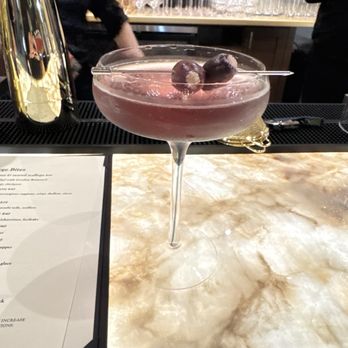 Lira - Black martini from soft opening - New American Near Me - Campbell, California Lira - Black martini from soft opening - New American Near Me - Campbell, California