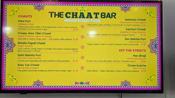 Menu photo 3 The Chaat Bar McKinney, TX