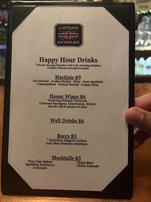 Menu photo 2 Captains Anchorage Big Bear Lake, CA
