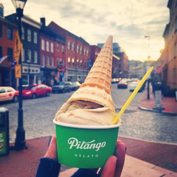 Pitango Gelato & Coffee - Black Tea and Pistachio. Delicious! - Ice Cream & Frozen Yogurt Near Me - Baltimore, Maryland