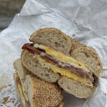 Poppy Bagels & More - Turkey bacon, egg and cheese - Bagels Near Me - Galloway, New Jersey