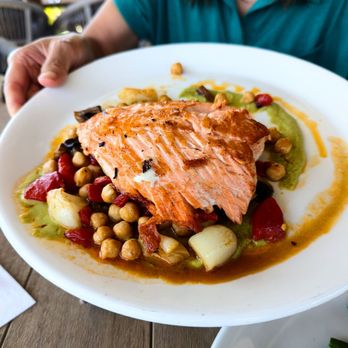 Brigantine - Salmon with Cremini Mushrooms - Seafood Near Me - Del Mar, California