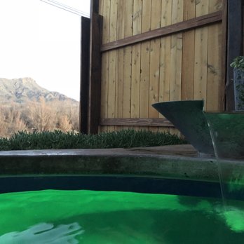 Riverbend Hot Springs - Hot spring with water illuminated - Resorts Near Me - Truth or Consequences, New Mexico