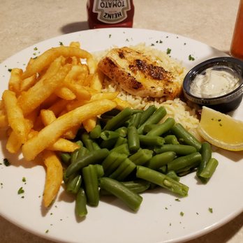 Deluxe Restaurant - Halibut plate $12.99 also comes with soup or salad. - American Near Me - Danville, Illinois Deluxe Restaurant - Halibut plate $12.99 also comes with soup or salad. - American Near Me - Danville, Illinois