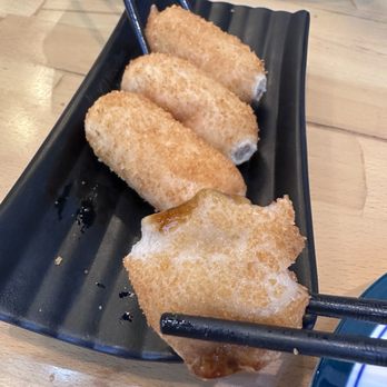 Yu Noodles - Fried mochi brown sugar - there's 5 but we already ate one when I remembered to take a pic - Chinese Near Me - Silver Spring, Maryland