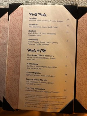 Menu photo 3 Tesoro Marco Island, FL