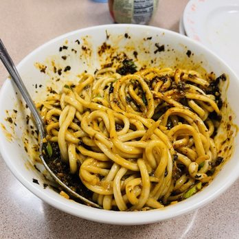 Mandarin Deli - Dan Dan noodles - mixed (very spicy) - Chinese Near Me - Monterey Park, California Mandarin Deli - Dan Dan noodles - mixed (very spicy) - Chinese Near Me - Monterey Park, California