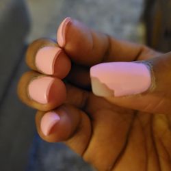 Angel Nails Wesley Chapel - 4 days after fill with gel polish