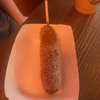 Two Hands Corn Dogs - Murphy - Classic corndog with sugar and mozzarella cheese - Fast Food Near Me - Murphy, Texas