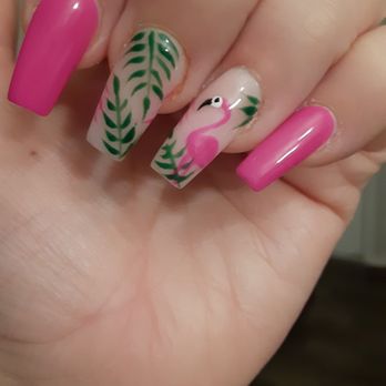 The White Spa Nails - See my flamingo close up? I just love him so much... - Nail Salons Near Me - Mesa, Arizona