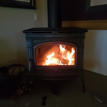 HMI Fireplace Shops - Rockport stove on our new hearth. - Fireplace Services Near Me - Nixa, Missouri HMI Fireplace Shops - Rockport stove on our new hearth. - Fireplace Services Near Me - Nixa, Missouri
