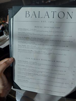 Menu photo 2 Balaton Restaurant Chagrin Falls, OH Menu photo 2 Balaton Restaurant Chagrin Falls, OH