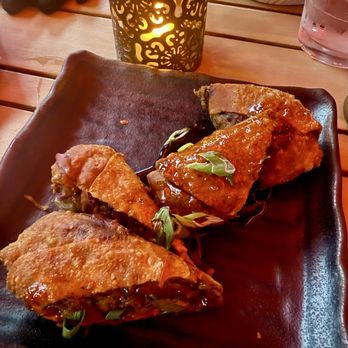 Zanzibar - Duck Egg Rolls - Tiki Bars Near Me - Austin, Texas Zanzibar - Duck Egg Rolls - Tiki Bars Near Me - Austin, Texas