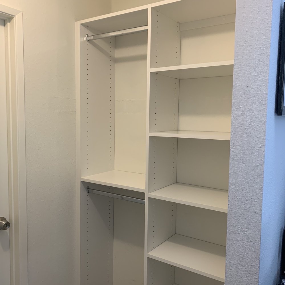 Adjustable Closet & Cabinets - Closet 3 - Cabinetry Near Me - Valencia, California
