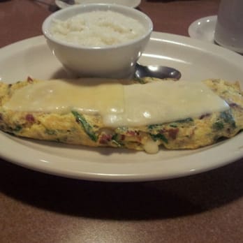 Davids Restaurant - popeye omelet with mozzarella cheese - New American Near Me - Asheboro, North Carolina