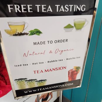 Tea Mansion - Sign - Tea Rooms Near Me - Bethesda, Maryland