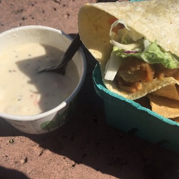 What a Catch Fish Bar - Chowder and fish tacos with tortilla chips - Fish & Chips Near Me - Tacoma, Washington What a Catch Fish Bar - Chowder and fish tacos with tortilla chips - Fish & Chips Near Me - Tacoma, Washington