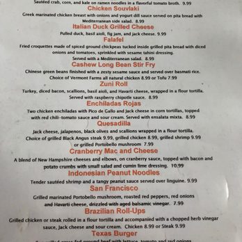Gypsy Cafe - New American Near Me - Lincoln, New Hampshire