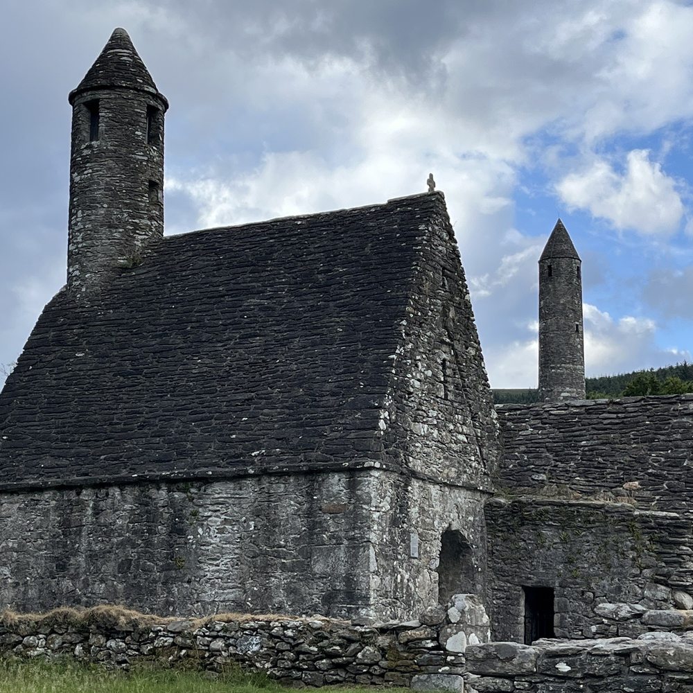 Glendalough Monastic Site - We visited late in the day, so were all alone, and could linger among the tombstones and buildings at this historic site. - Landmarks & Historical Buildings Near Me - Derrybawn, CW