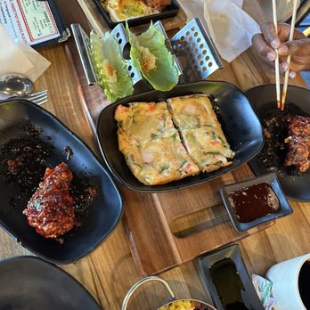 Sweet Pot K-kitchen - Chicken wings, pancake and lettuce wraps. - Korean Near Me - Sugar Land, Texas Sweet Pot K-kitchen - Chicken wings, pancake and lettuce wraps. - Korean Near Me - Sugar Land, Texas