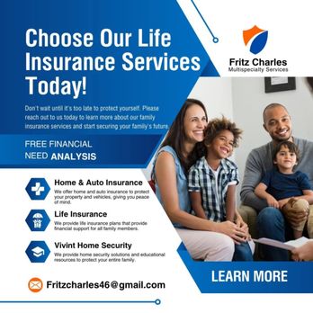 Fritz Charles - Life insurance agent - Auto Insurance Near Me - New York, New York Fritz Charles - Life insurance agent - Auto Insurance Near Me - New York, New York