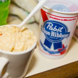 Sonny's Tavern - Legendary Mac n' Cheese, the perfect PBR companion.