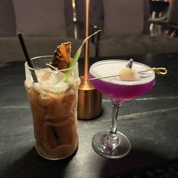 Sound by the Sea - The Exotica '58 Tiki (left) and the Midnight Driver (right) both are great. - Wine Bars Near Me - Oceanside, California Sound by the Sea - The Exotica '58 Tiki (left) and the Midnight Driver (right) both are great. - Wine Bars Near Me - Oceanside, California