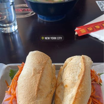 5ive Spice - Regular banh mi and Beef Pho - Vietnamese Near Me - New York, New York