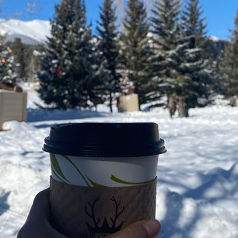 The Crown - Back patio view - Coffee & Tea Near Me - Breckenridge, Colorado