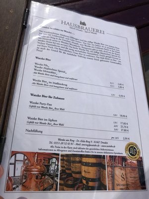 Menu photo 2 Watzke Brauereiausschank am Ring Dresden, SN Menu photo 2 Watzke Brauereiausschank am Ring Dresden, SN