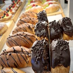 Paris Baguette - Chocolate Croissant and chocolate decadent pastry.