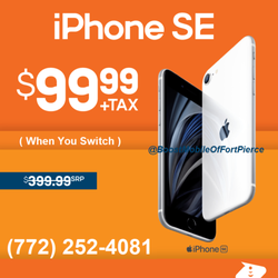 Boost Mobile - Apple iPhone SE $100 When You Switch Today. See Store For Details
