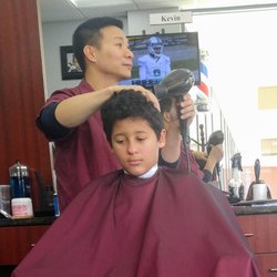 NP Barber Shop - Kevin is the best barber. So glad we found him on yelp