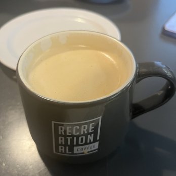 Recreational Coffee - Medium roast with steamed 1/2 & 1/2. Strong yet smooth. - Coffee & Tea Near Me - Long Beach, California Recreational Coffee - Medium roast with steamed 1/2 & 1/2. Strong yet smooth. - Coffee & Tea Near Me - Long Beach, California