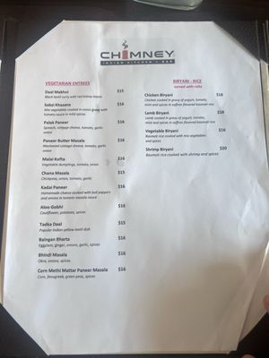 Menu photo 4 Chimney Indian Kitchen + Bar Chapel Hill, NC Menu photo 4 Chimney Indian Kitchen + Bar Chapel Hill, NC