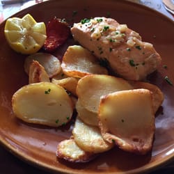Sabor y Saber - Salmón a la plancha. Está rico.
