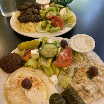 Olive Mediterranean Grill - Kufta Kabob Platter and Vegetarian Mix Platter, most delicious. - Mediterranean Near Me - Dayton, Ohio Olive Mediterranean Grill - Kufta Kabob Platter and Vegetarian Mix Platter, most delicious. - Mediterranean Near Me - Dayton, Ohio