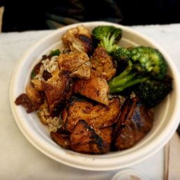 Chicken dig plate with broccoli and sweet potato Chicken dig plate with broccoli and sweet potato
