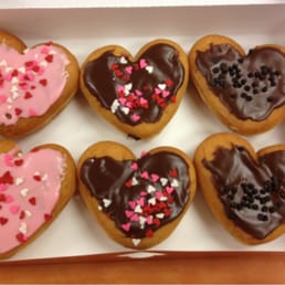 Valentine's day donuts