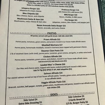 The Firehouse Restaurant - Burgers, pastas, and sides menu - American Near Me - Florence, Oregon The Firehouse Restaurant - Burgers, pastas, and sides menu - American Near Me - Florence, Oregon