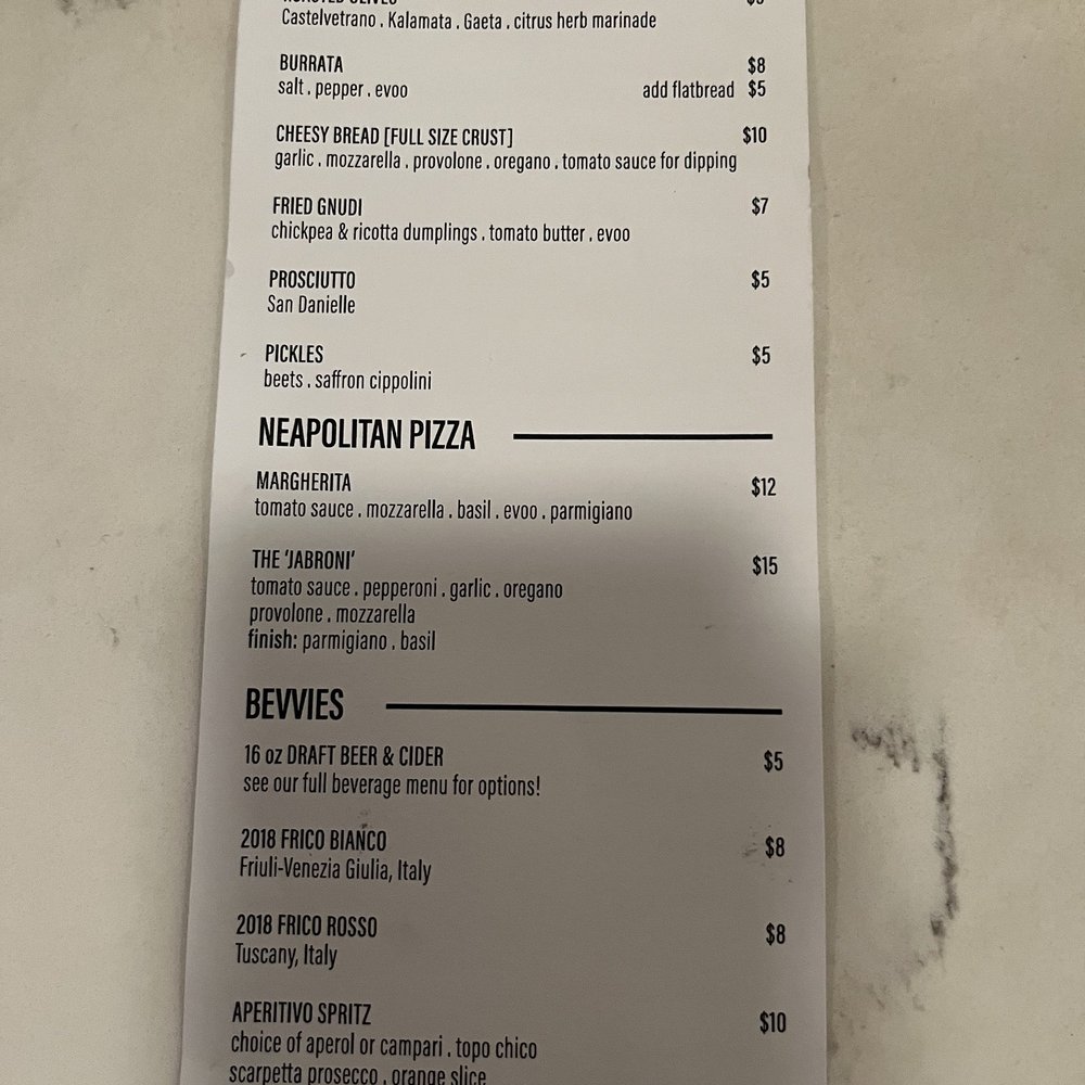 Pizza Capo - Happy hours menu - Pizza Near Me - McMinnville, Oregon
