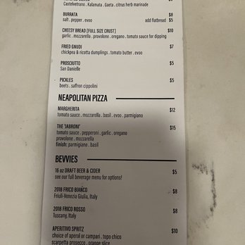 Pizza Capo - Happy hours menu - Pizza Near Me - McMinnville, Oregon