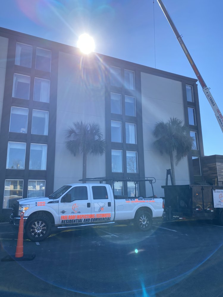 Slide of Alpha Roofing Services