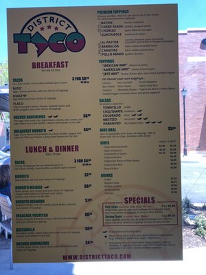 Menu photo 1 District Taco Riverdale Park, MD
