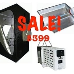 Endless Spring Organics and Hydroponics - Starter Grower's KIT for only $399! Includes: 4x4 Grow Tent, 1000 Watt Switchable Ballast, 1000 Watt HPS Bulb 6" Air Cooled H...